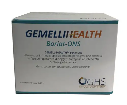 GEMELLIHEALTH CHIRURGICA BARIAT-ONS 40 BUSTE 25 G GUSTO CACAO