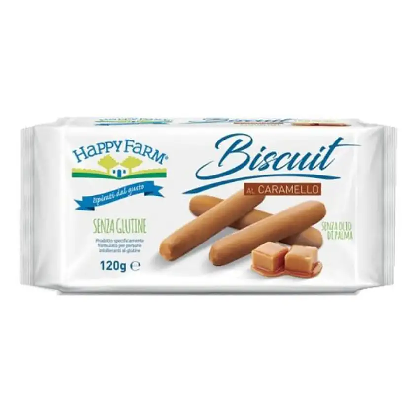 HAPPY FARM BISCUIT CARAMELLO 120 G