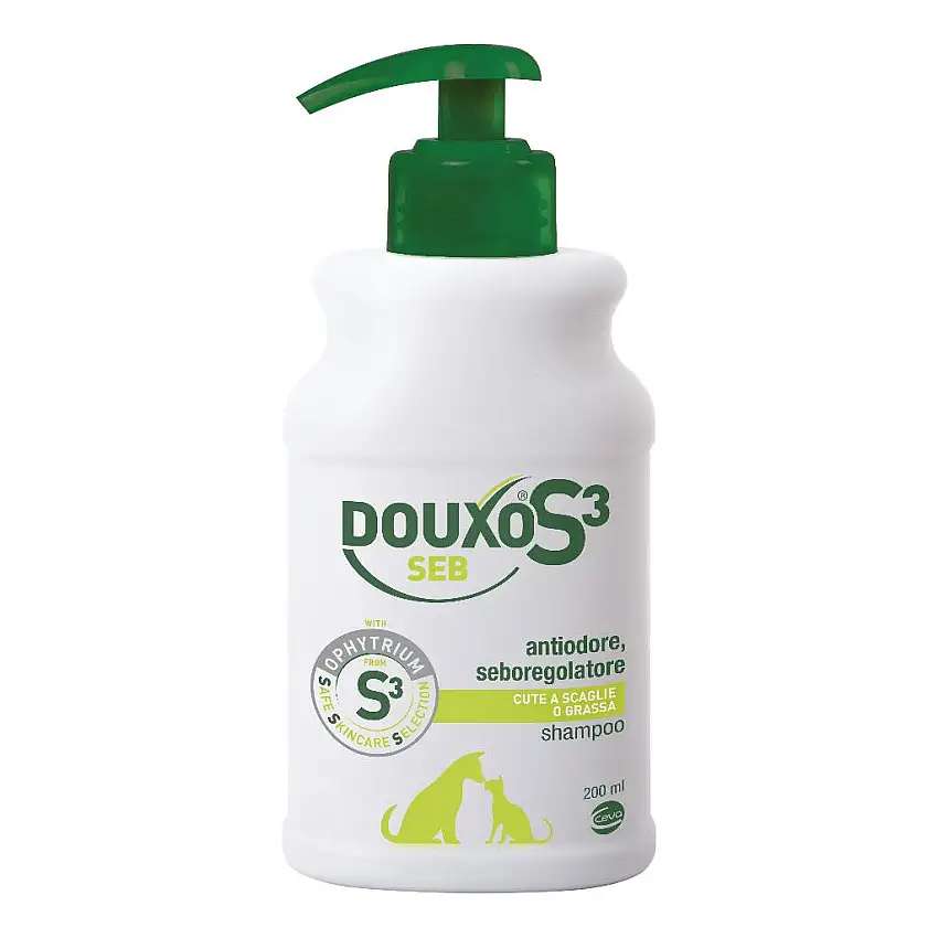 DOUXO S3 SEB SHAMPOO FLACONE 200 ML