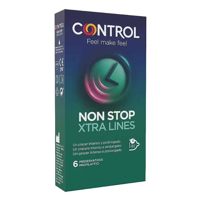 CONTROL NON STOP XTRA LINES 6 PEZZI