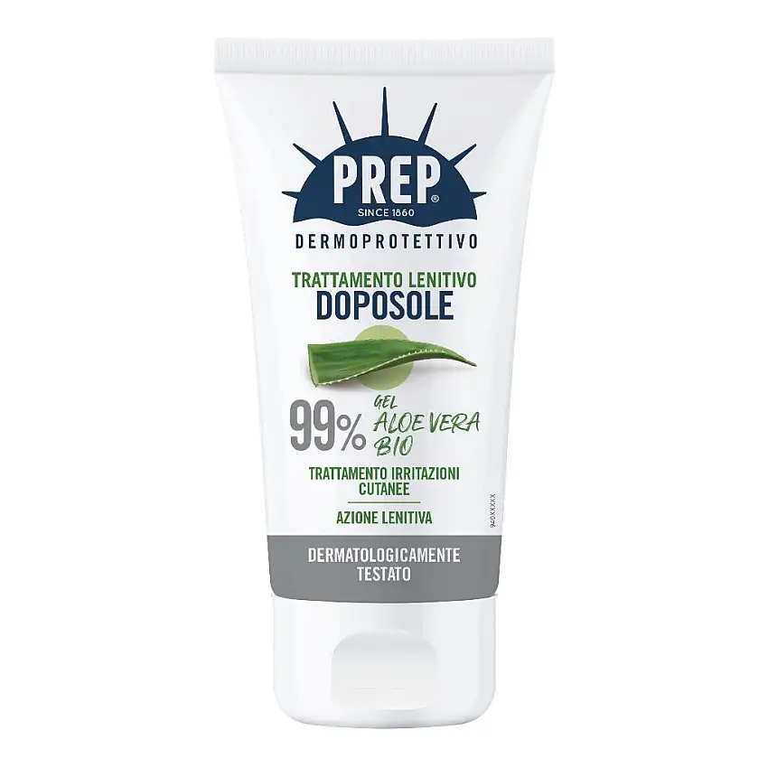 PREP DERMOPROTETTIVO 99% GEL ALOE VERA BIO TRATTAMENTO LENITIVO DOPOSOLE IRRITAZIONI CUTANEE 150 ML