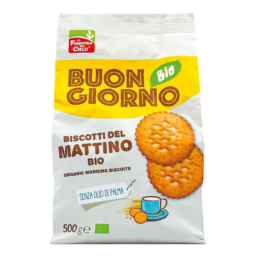 BUONGIORNOBIO BISCOTTI MATTINO 500 G BIO