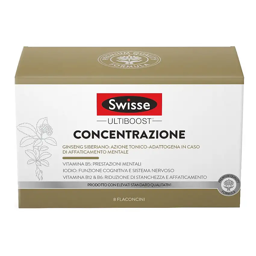 SWISSE CONCENTRAZIONE 8 FLACONCINI DA 30 ML