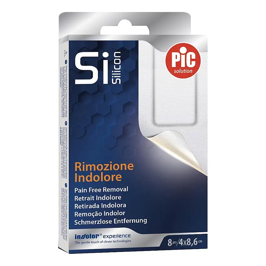 CEROTTO PIC STRIP SILICONICO 40X86 8 PEZZI
