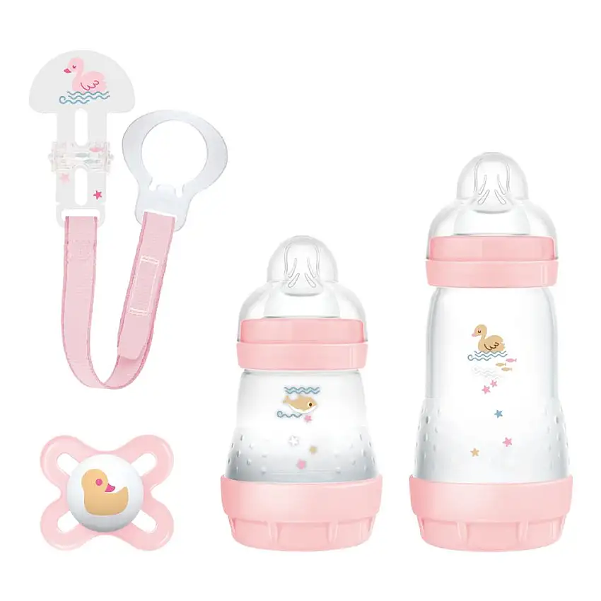 MAM SET BENVENUTO AL MONDO FEMMINA 3 BIBERON + 1 CLIP + 1 SUCCHIETTO