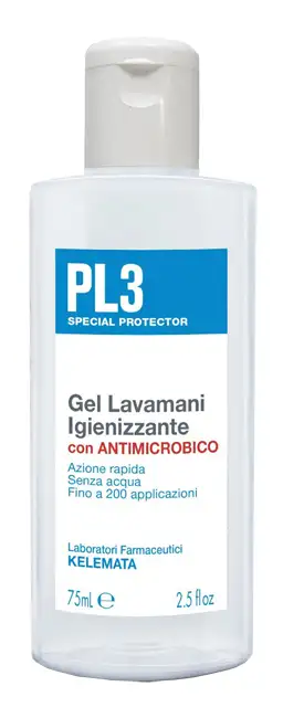 PL3 GEL LAVAMANI IGIENIZZANTE ANTIMICROBICO 75 ML