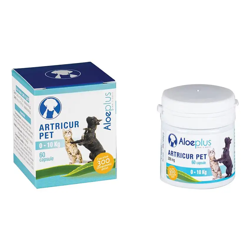 ALOEPLUS ARTRICUR PET CANI/GATTI 0-11 KG 12 G 60 CAPSULE