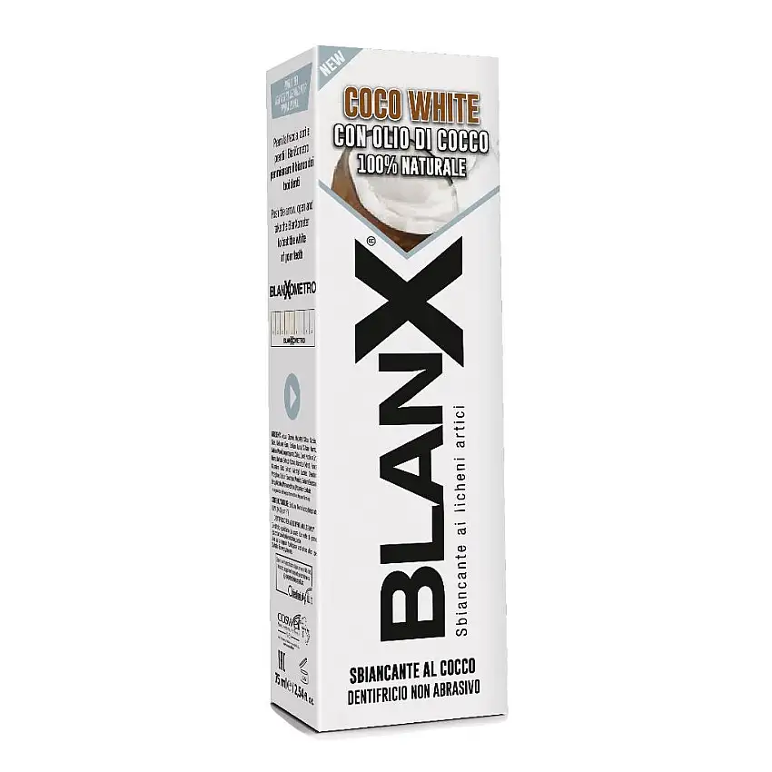 BLANX SBIANCANTE DETOX DENTIFRICIO COCO WHITE CON OLIO DI COCCO 75 ML