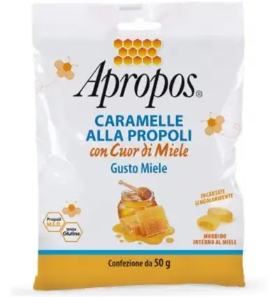 APROPOS CARAMELLE DURE MIELE CUOR DI MIELE 50 G
