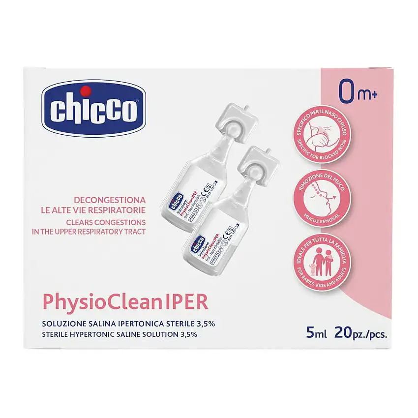 CHICCO SOLUZIONE HYPERTONIC 5 ML 20 PEZZI