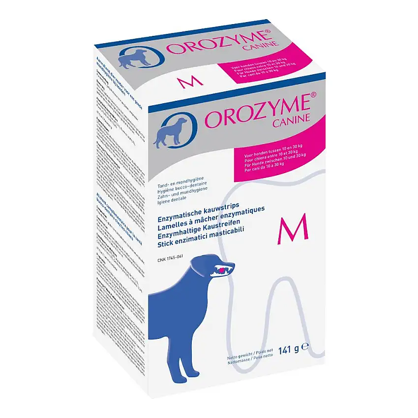 OROZYME CANINE STRISCE ENZIMATICHE MASTICABILI PER CANI DI TAGLIA MEDIA