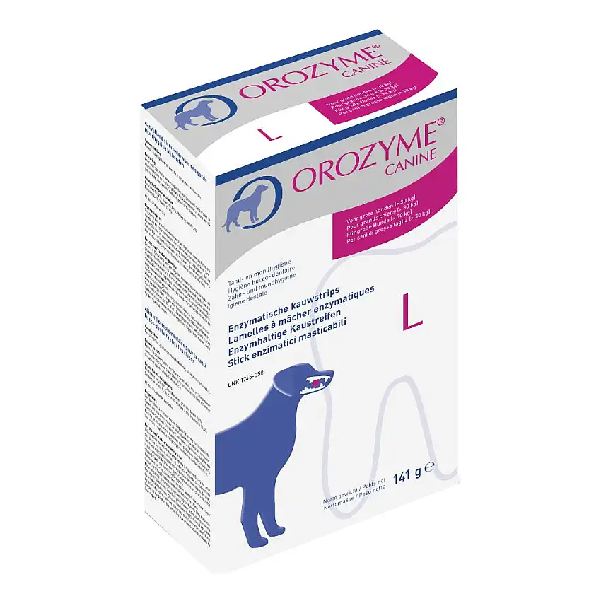 OROZYME CANINE STRISCE ENZIMATICHE MASTICABILI PER CANI DI TAGLIA GRANDE