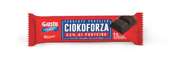 GIUSTO SENZA ZUCCHERO CIOKFORZA FONDENTE PROTEICO 35 G