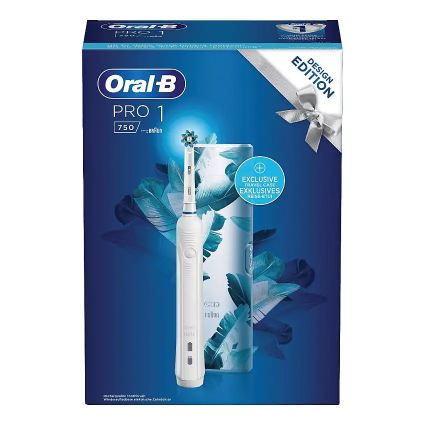 ORALB PRO1 COLOUR CROSS ACTION SPAZZOLINO ELETTRICO BIANCO