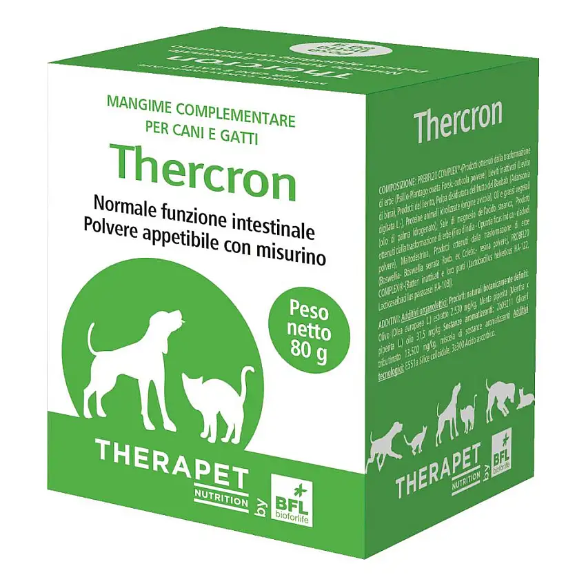 THERCRON CANE GATTO POLVERE 80 G