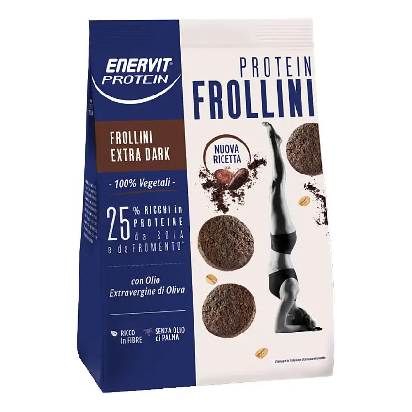 ENERVIT PROTEIN FROLLINI EXTRA DARK 200 G