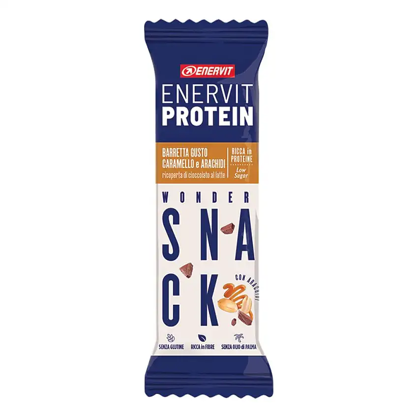 ENERVIT PROTEIN SNACK CARAMELLO ARACHIDI LOW SUGAR 8 BARRETTE 31 G