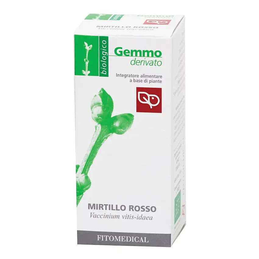 MIRTILLO ROSSO MACERATO GLICERICO 50 ML BIO
