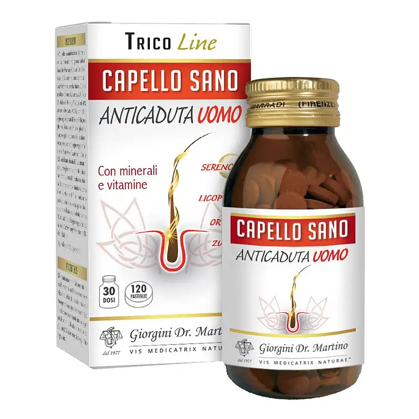 CAPELLO SANO ANTICADUTA UOMO 120 PASTIGLIE