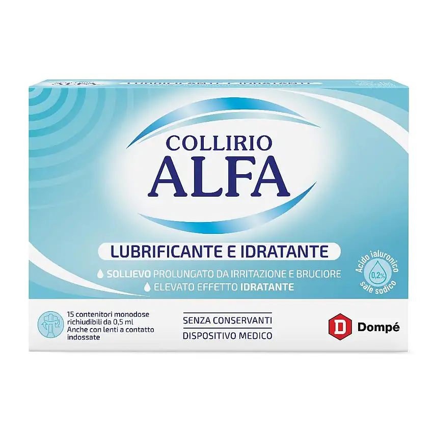 COLLIRIO ALFA LUBRIFICANTE/IDRATANTE 15 FIALE MONODOSE