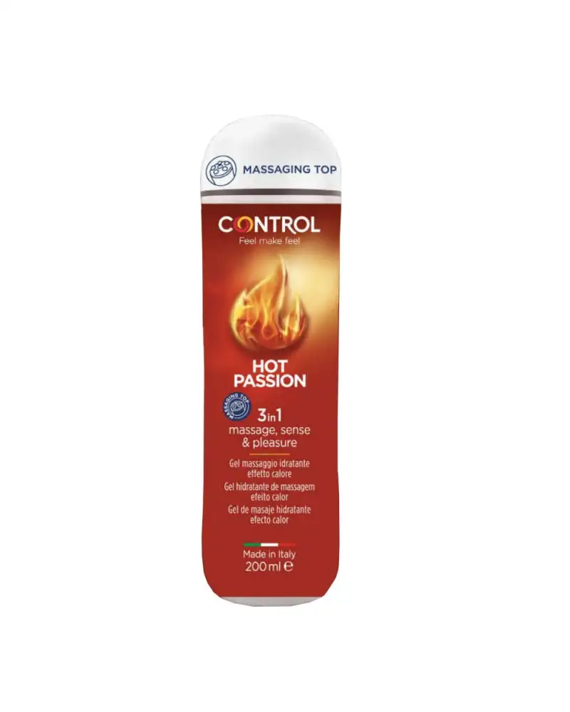 CONTROL HOT PASSION MASSAGE GEL 3 IN 1