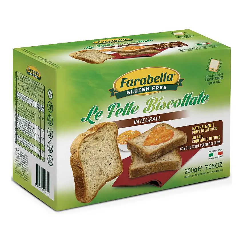 FARABELLA FETTE BISCOTTATE INTEGRALI 200 G