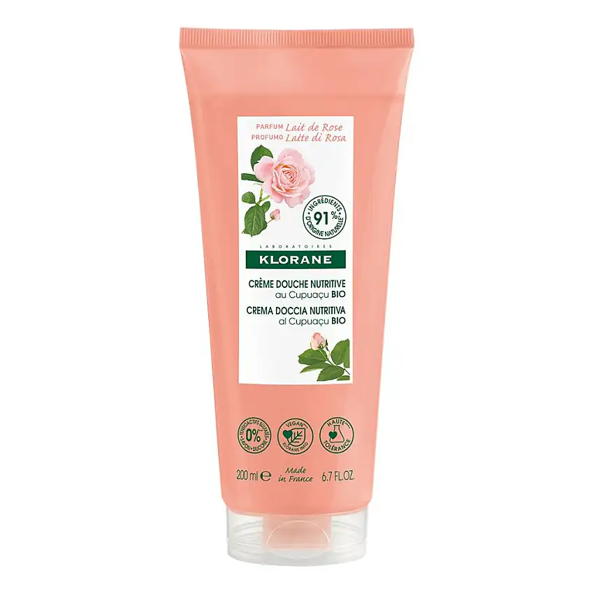 KLORANE CREMA DOCCIA LATTE DI ROSA 200 ML