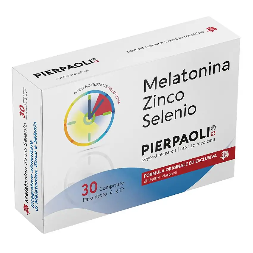 MELATONINA ZINCO SELENIO PIERPAOLI 30 COMPRESSE