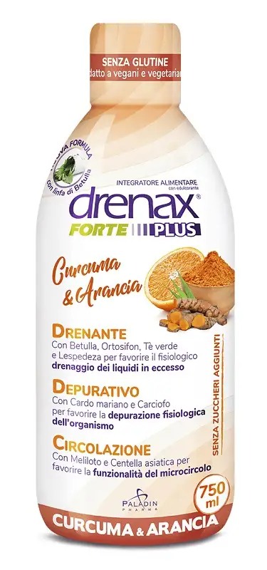 DRENAX FORTE PLUS AROMA CURCUMA & ARANCIA 750 ML