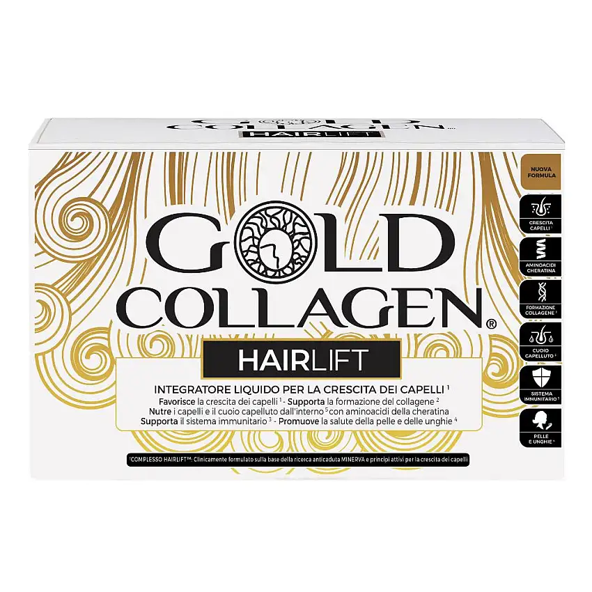 GOLD COLLAGEN HAIRLIFT 10 FLACONCINI DA 50 ML