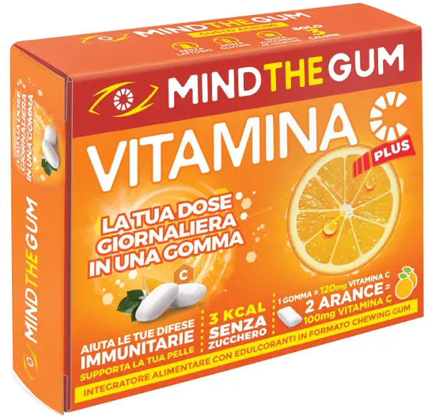 MIND THE GUM VITAMINA C AGRUMI 18 GOMME CONFETTATE