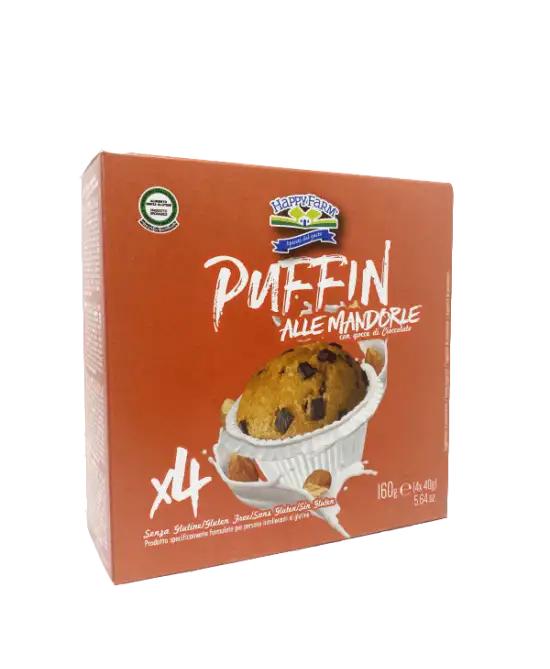 HAPPY FARM PUFFIN MANDORLE GOCCE CIOCCOLATO 160 G