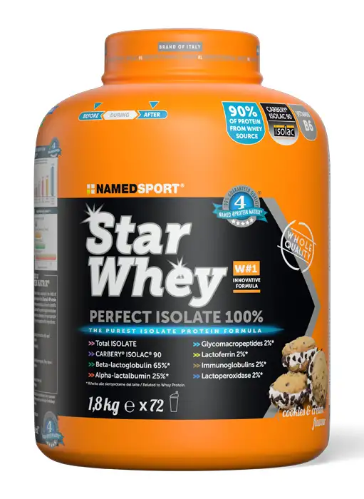 STAR WHEY ISOLATE COOKIES&CREAM 1,8 KG