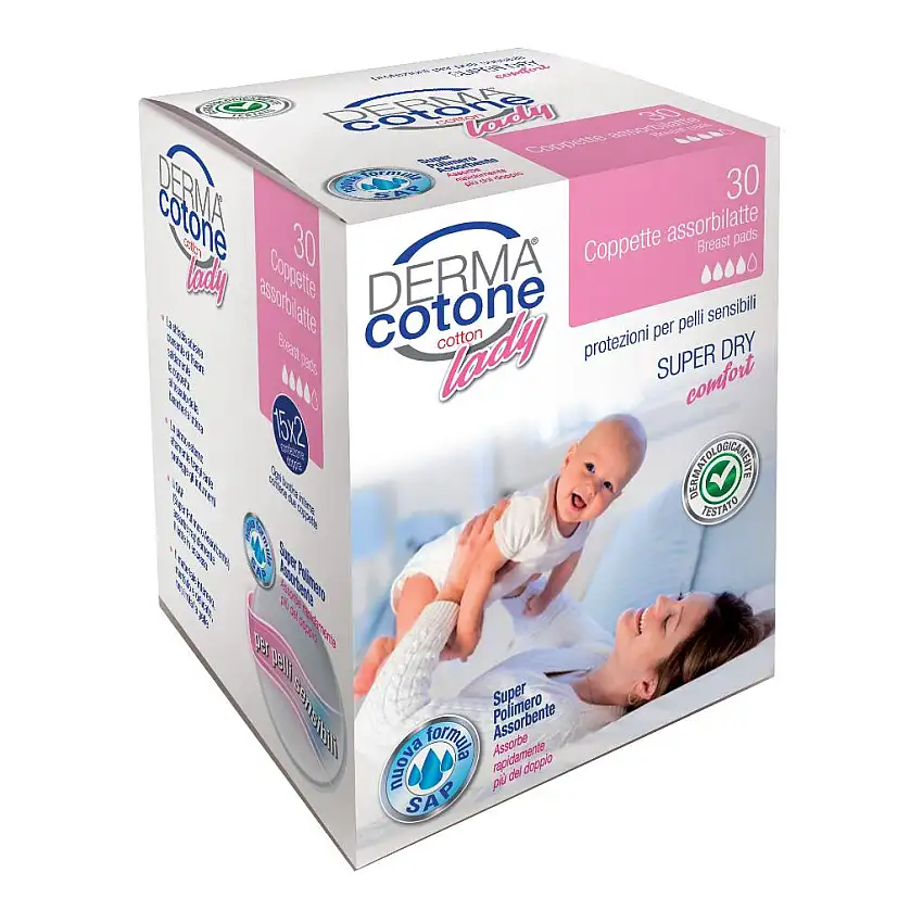 DERMACOTONE COPPETTA ASSORBILATTE 30 PEZZI