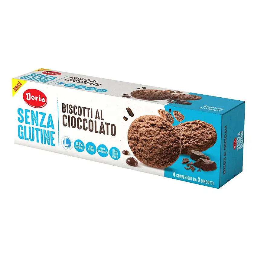 DORIA BISCOTTI CACAO 4X37,5 G
