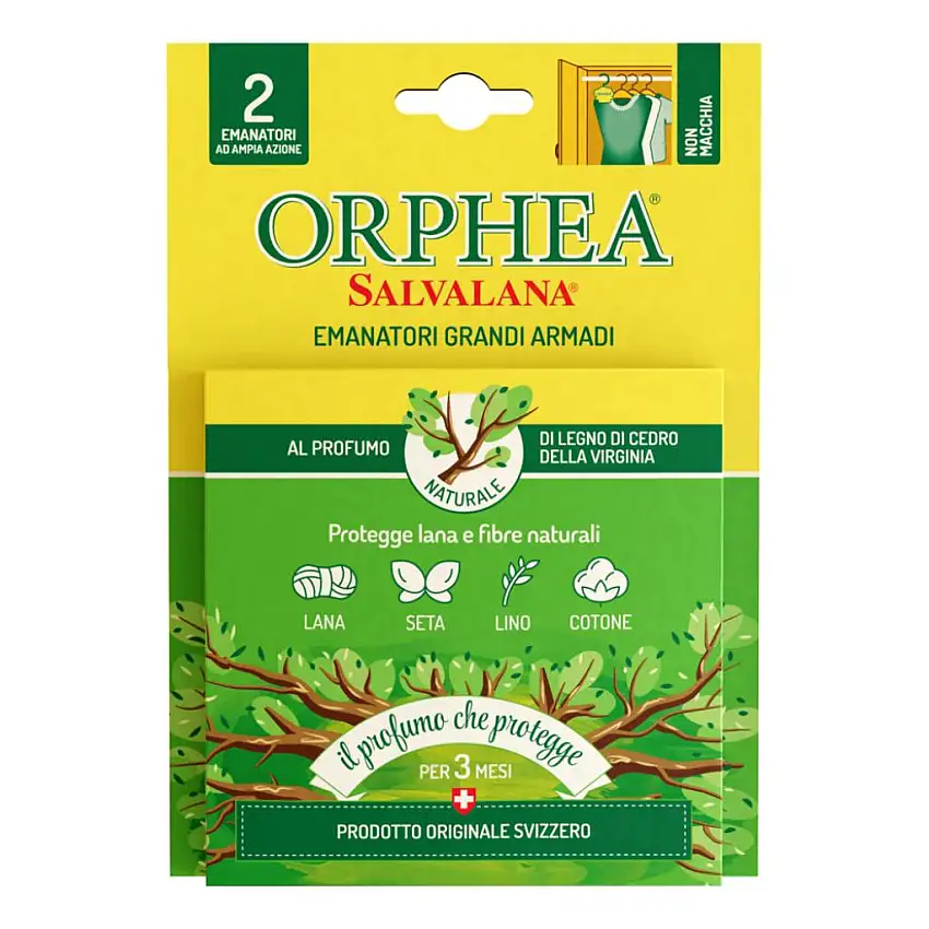 ORPHEA SALVALANA EMANATORI GRANDI ARMADI LEGNO CEDRO DELLA VIRGINIA 2 PEZZI