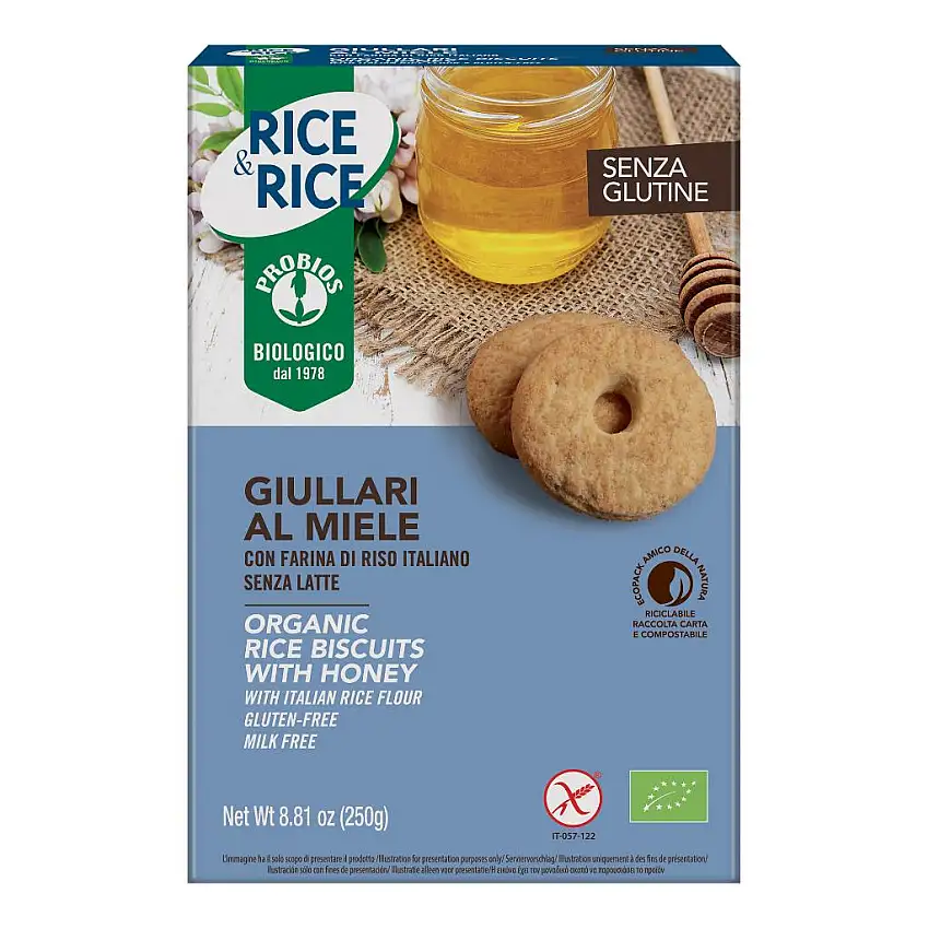 PROBIOS BISCOTTI GIULLARI MIELE 250 G