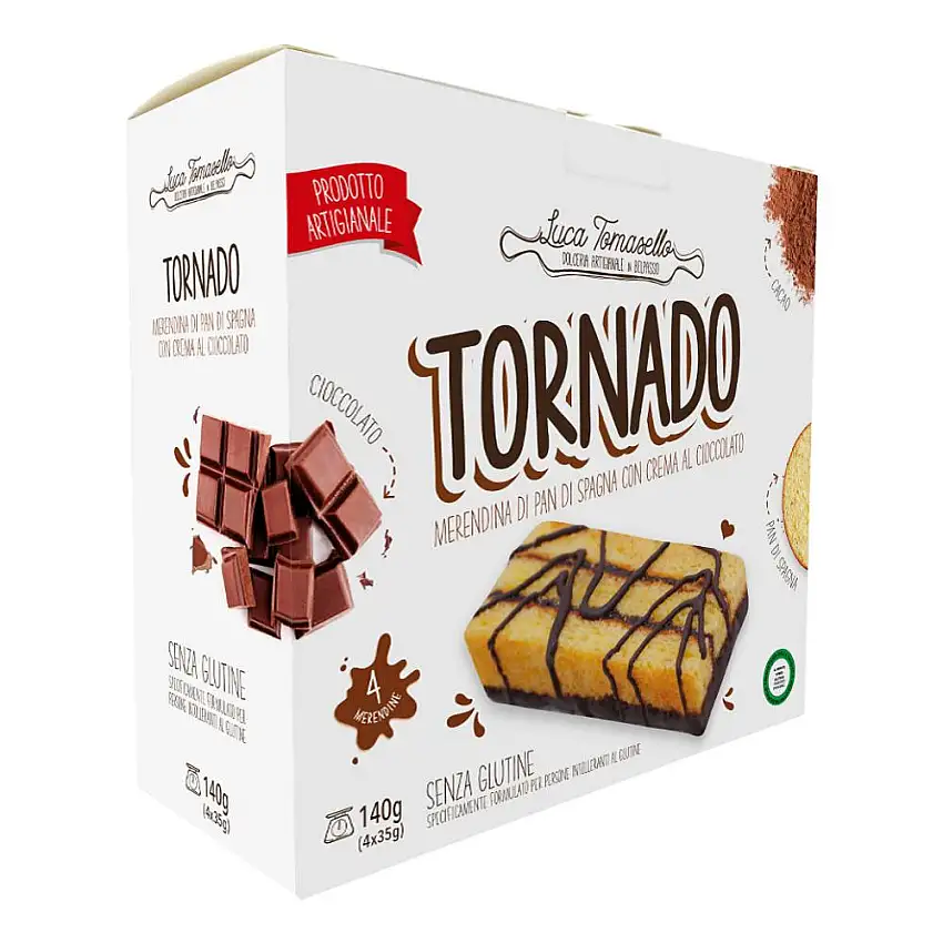 TORNADO MERENDINA AL CIOCCOLATO 140 G