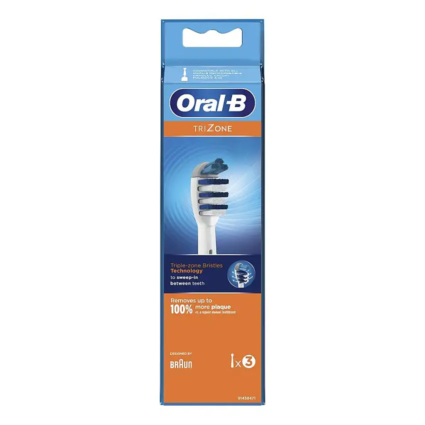 ORALB TRIZONE EB30 TESTINE PER SPAZZOLINO ELETTRICO 3 PEZZI