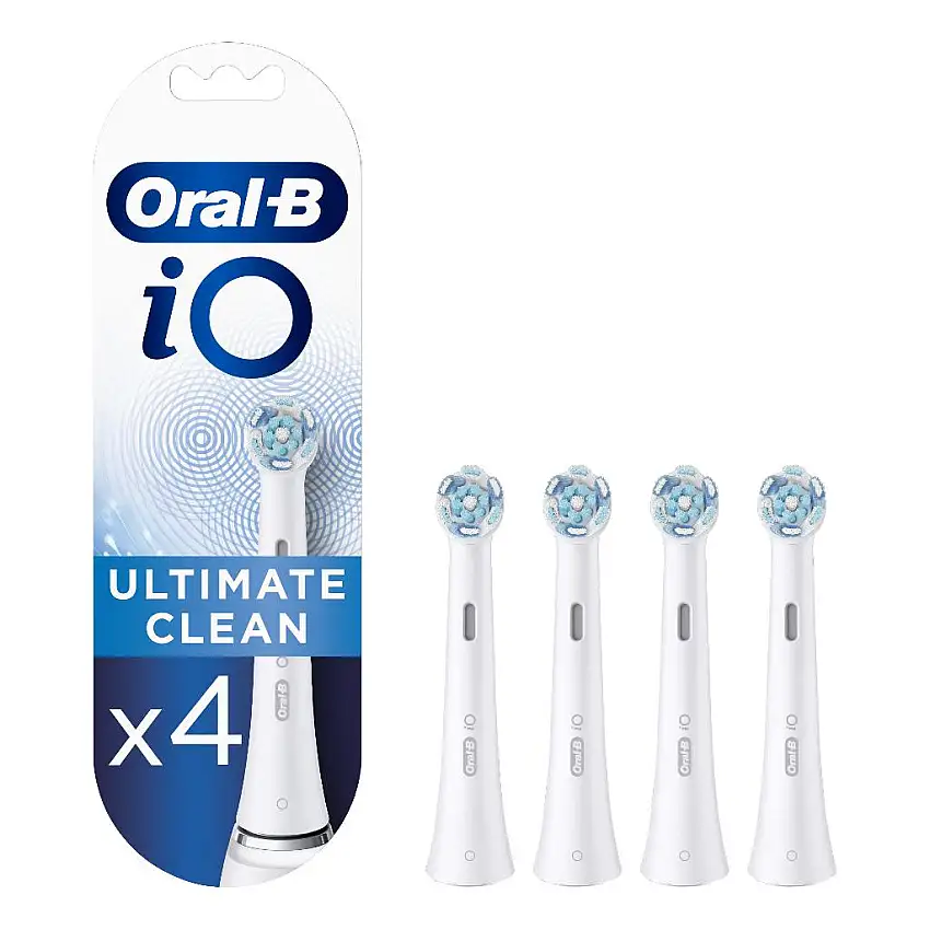 ORALB POWER REFILL IO GENTLE CLEAN WHITE 4 PEZZI