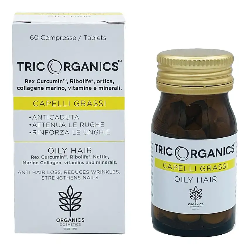 ORGANICS COSMETICS TRICORGANICS CAPELLI GRASSI 60 COMPRESSE