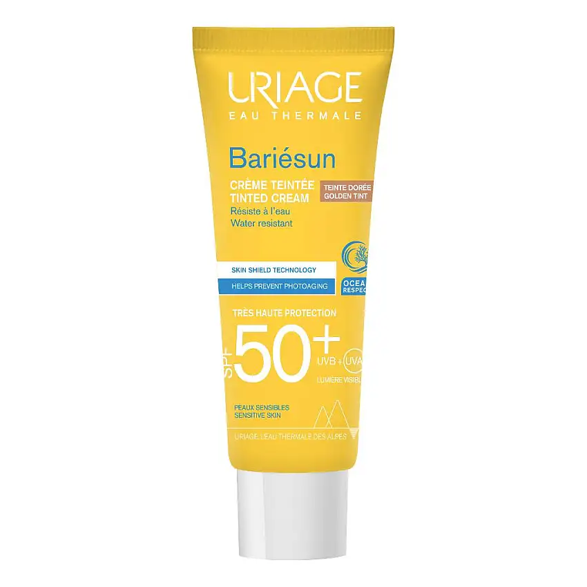 URIAGE EAU THERMALE BARIESUN SPF50+ CREME DOREE TEINTEE 50 ML