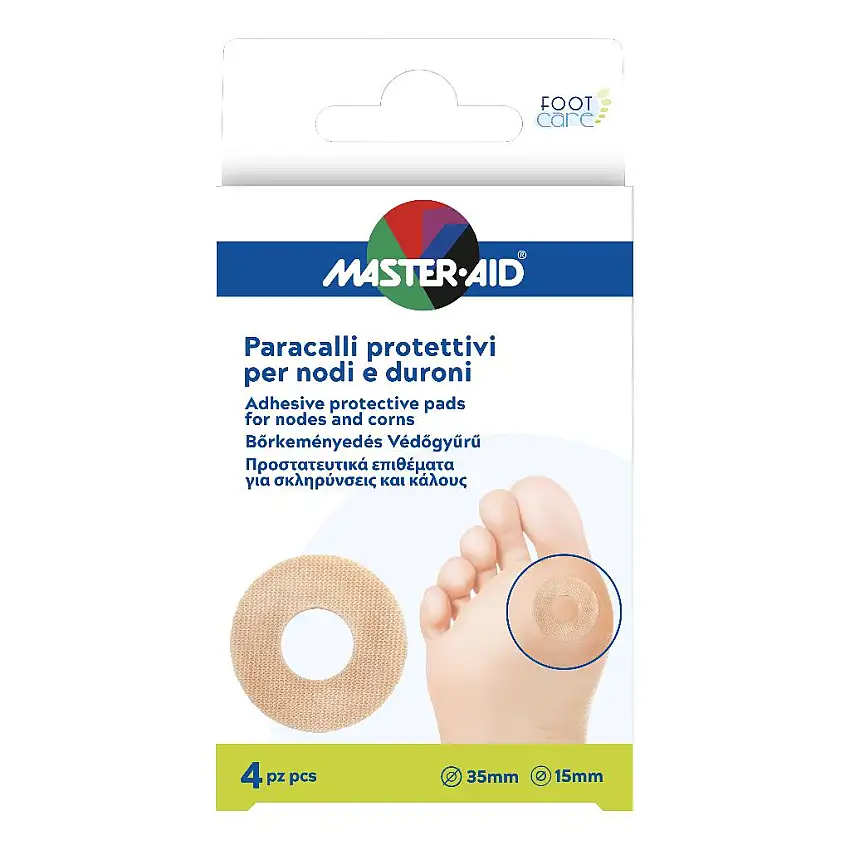 PARACALLI MASTER-AID FOOTCARE NODI E DURONI 4 PEZZI B8