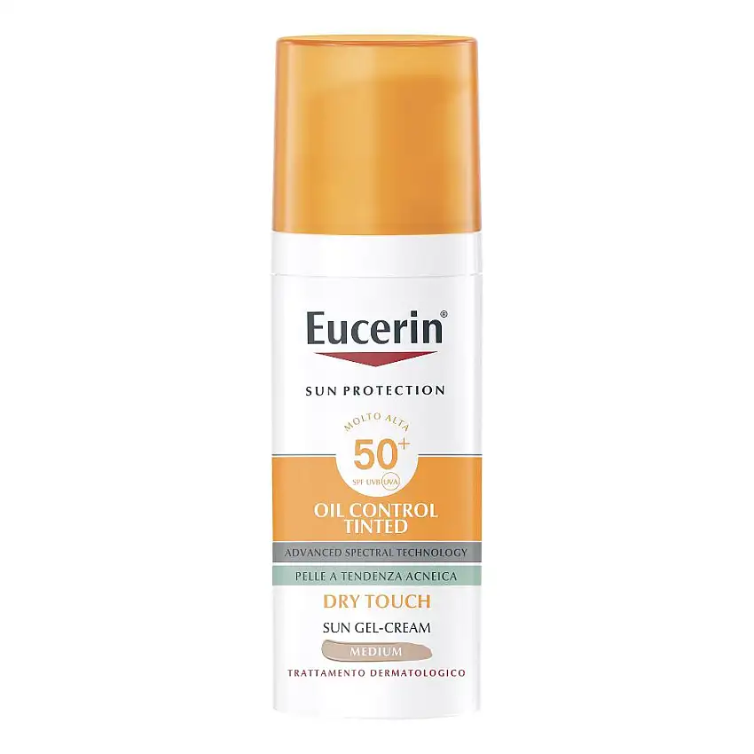 EUCERIN SUN OIL CONTROL TINTED CREAM SPF50+ 50 ML