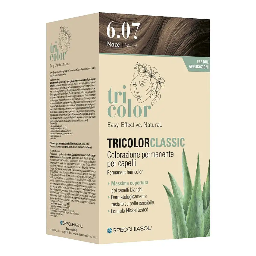 TRICOLOR CLASSIC 6,07 NOCE 2 TUBI 50 ML + 2 SHAKER 50 ML + 4 BUSTINE 8 ML