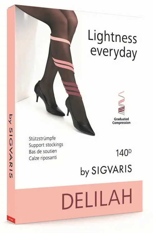 SIGVARIS DELILAH 140 DENARI FLAT COLLANT BRONZO 3