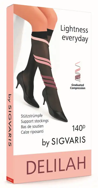 SIGVARIS DELILAH 140 DENARI MESH GAMBALETTO PUNTA CHIUSA SKIN 2
