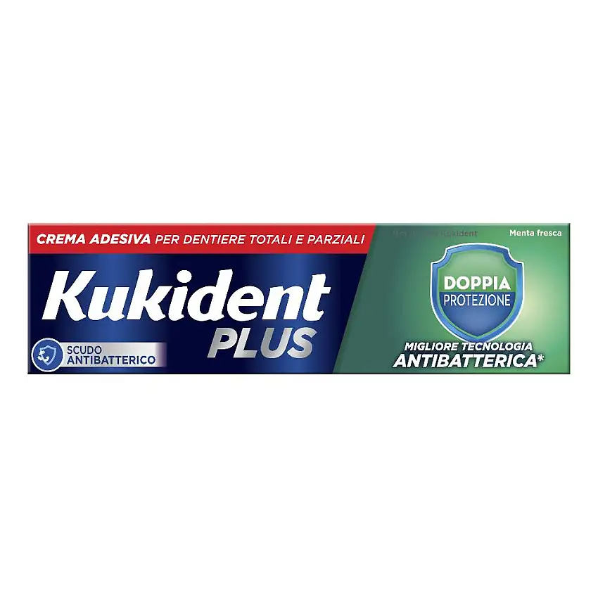 KUKIDENT PLUS BARRIERA ANTI-CIBO FRESCO CREMA ADESIVA DENTIERE 40 G