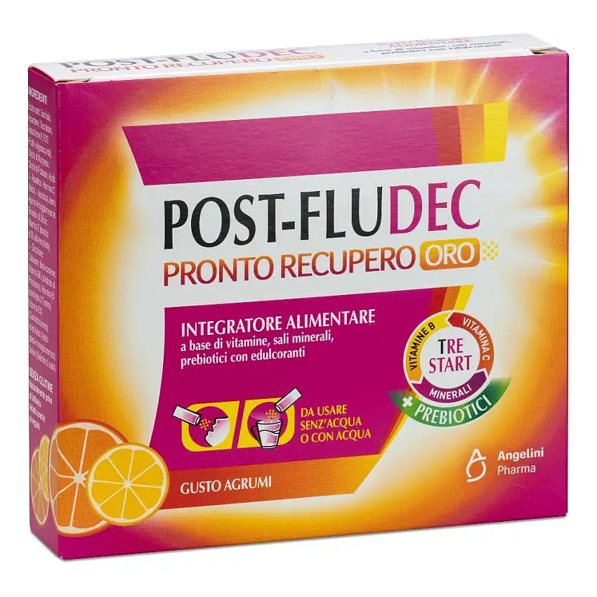 POSTFLUDEC AGRUMI PRONTO RECUPERO ORO 12 BUSTINE
