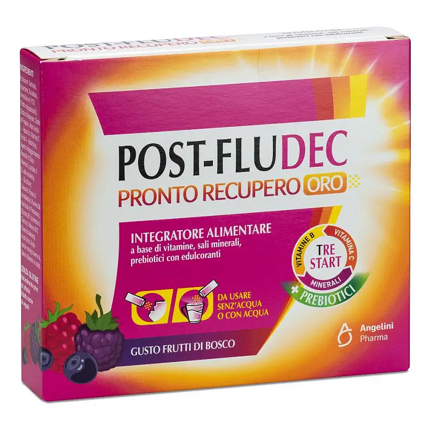 POSTFLUDEC FRUTTI DI BOSCO PRONTO RECUPERO ORO 12 BUSTINE